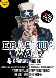 Erasmus Wars / Chapeau Rouge Praha