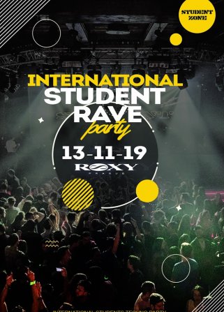 International Student Rave / Roxy Praha