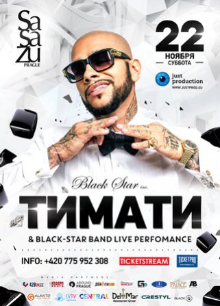 TIMATI & Black Star band LIVE / SaSaZu Praha